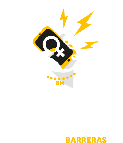 Logo webinar Mujeres Digitales #RompiendoBarreras